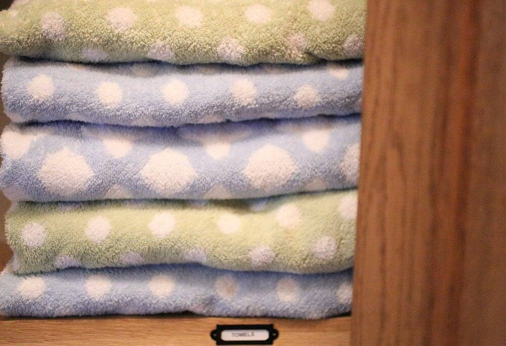 large family laundry towels