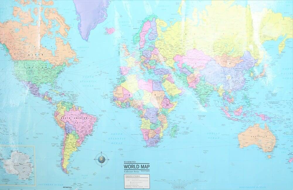 homeschool world map