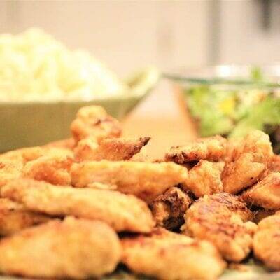 crispy fried chicken in the oven