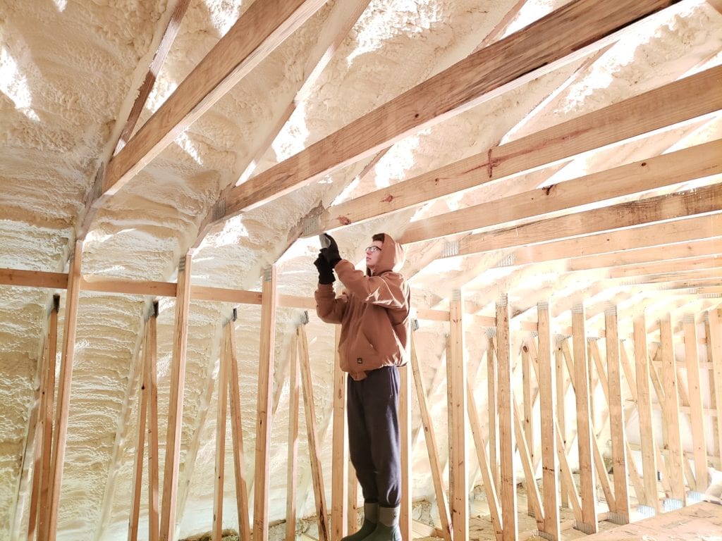 scraping insulation