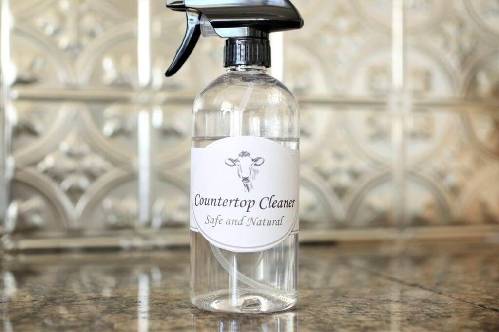 Natural Granite counter top cleaner