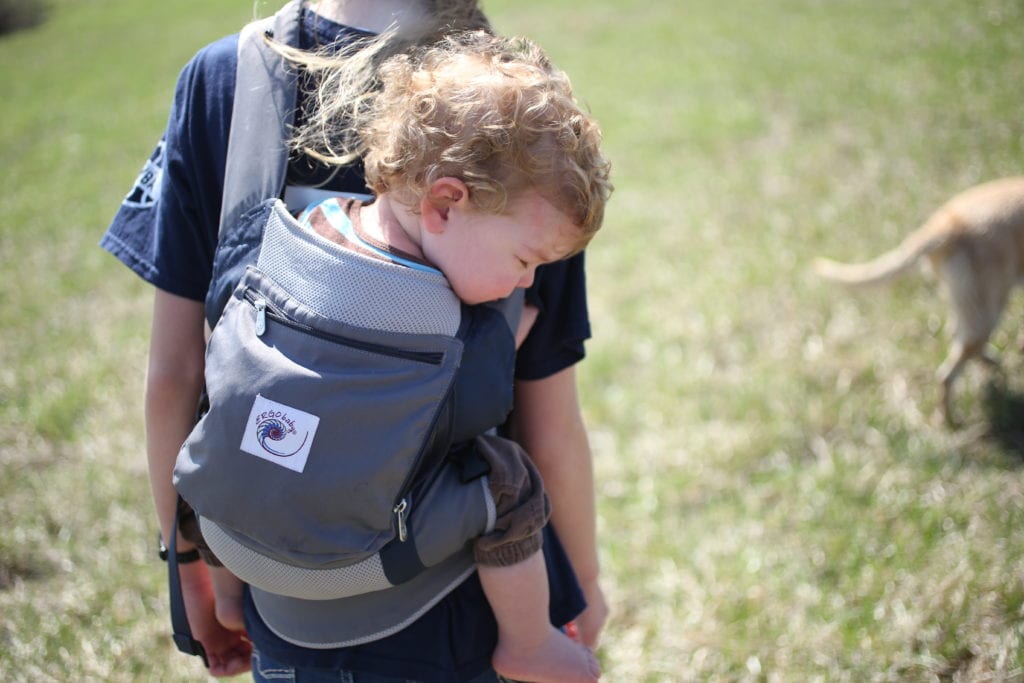 sleepy nature hiker