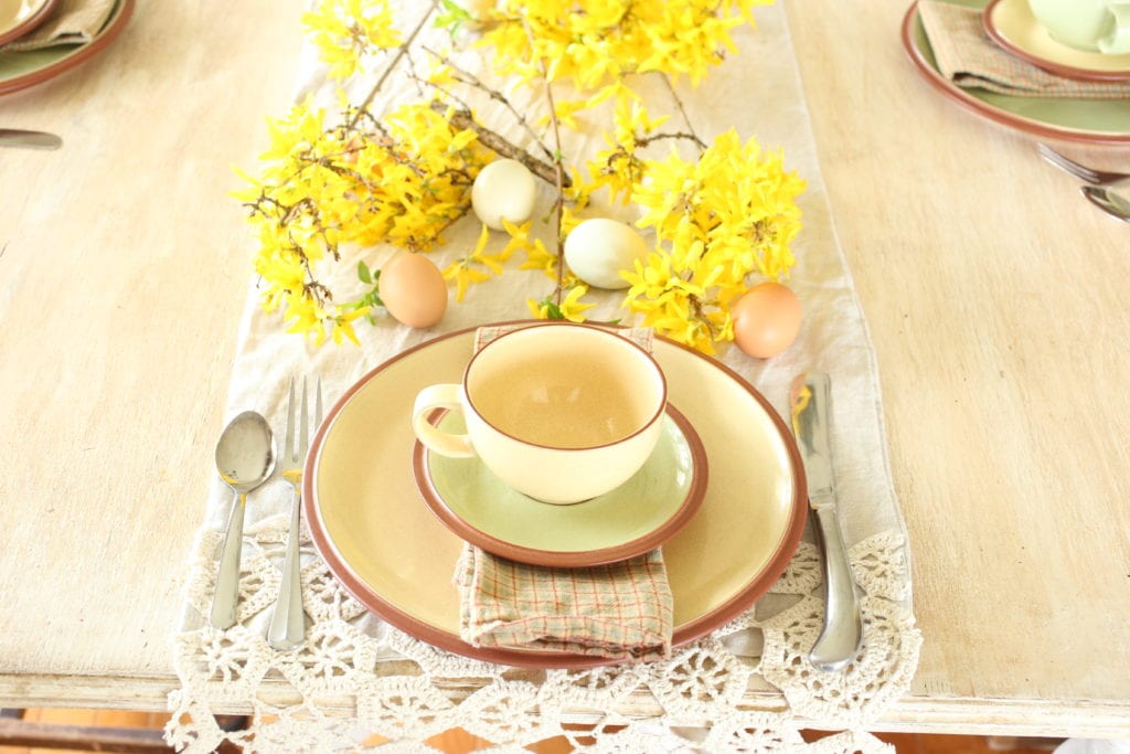 simple table setting