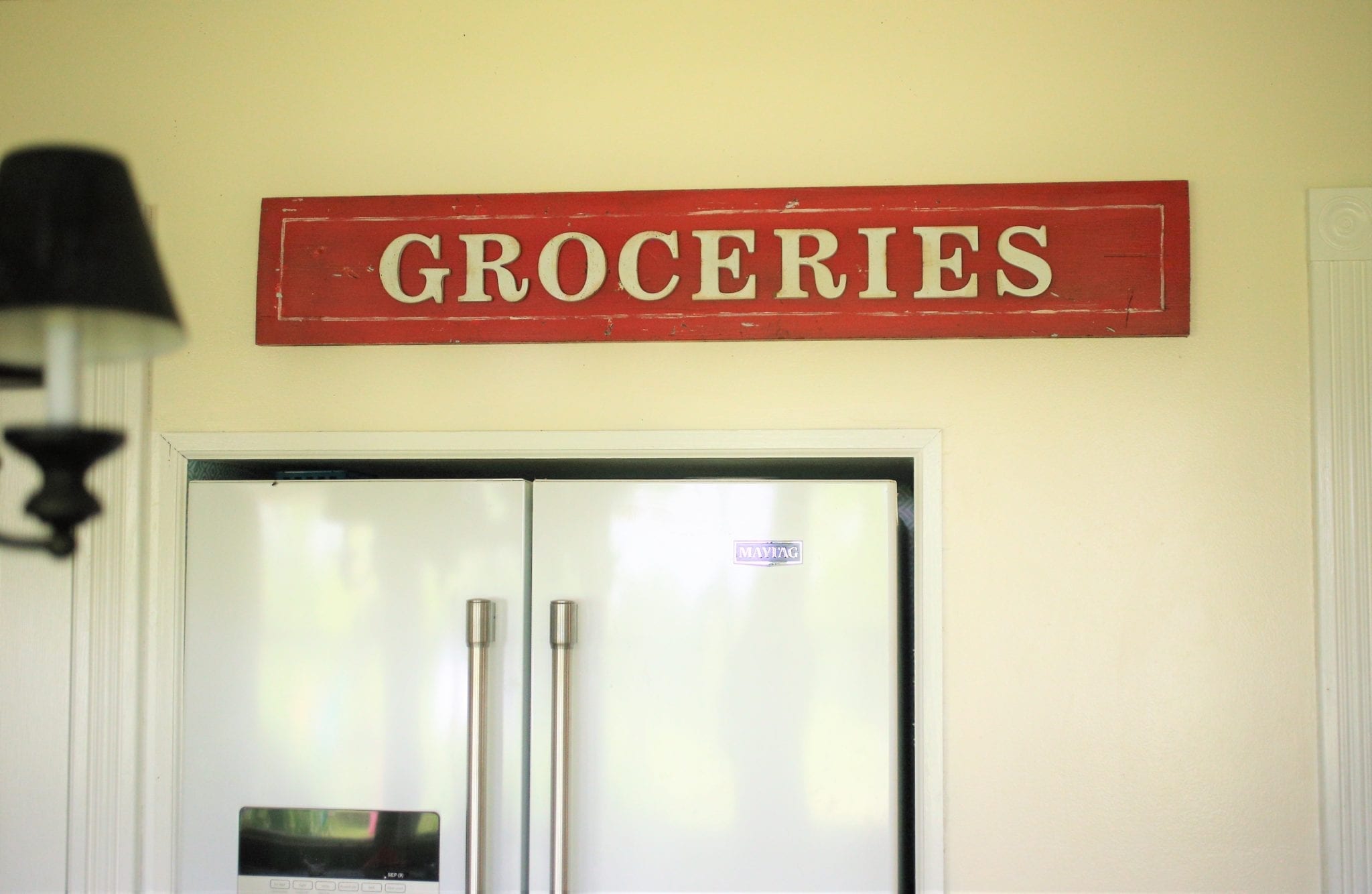 Farmhouse Groceries sign