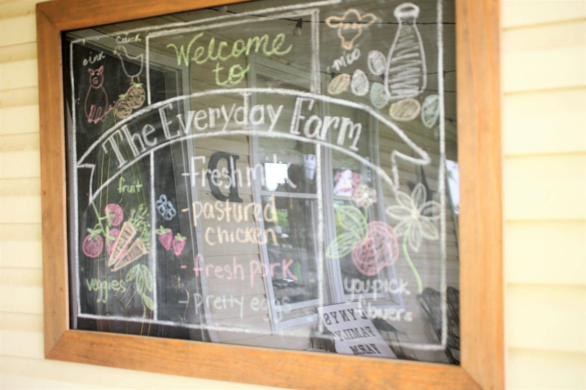 Farmhouse style chalkboard