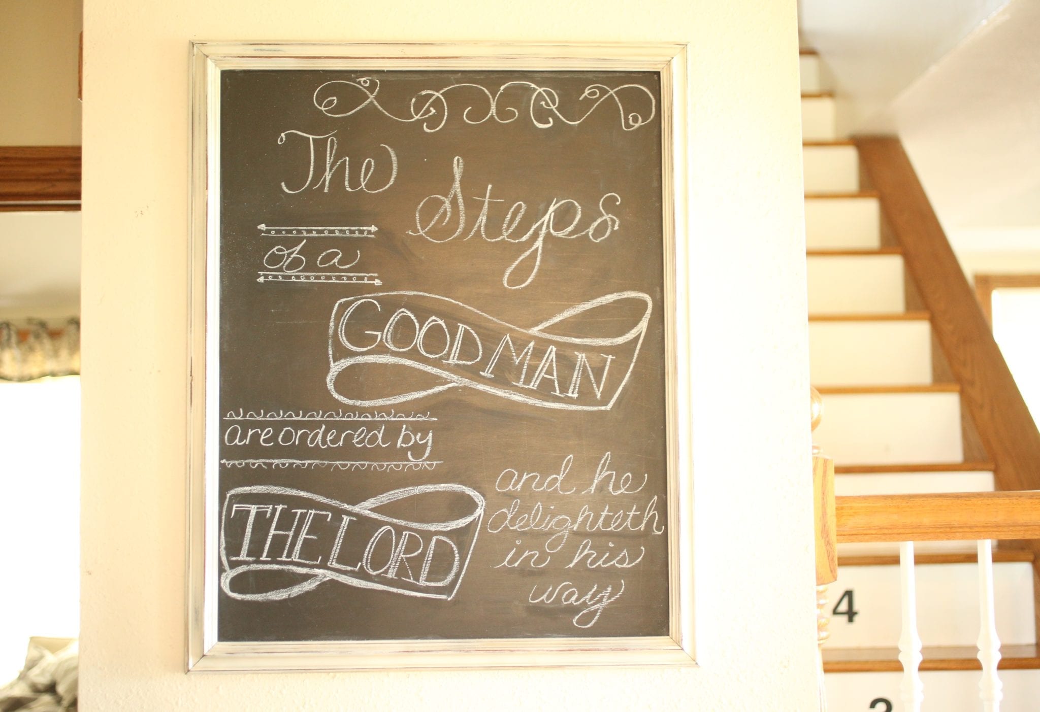 Farmhouse chalkboard