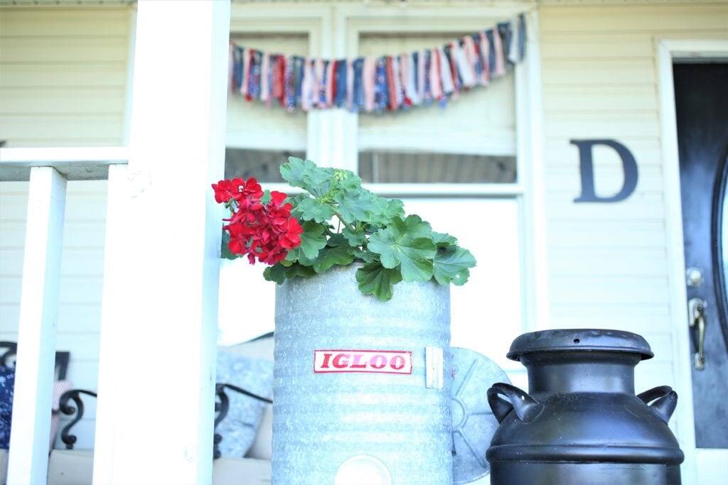 patriotic porch decor