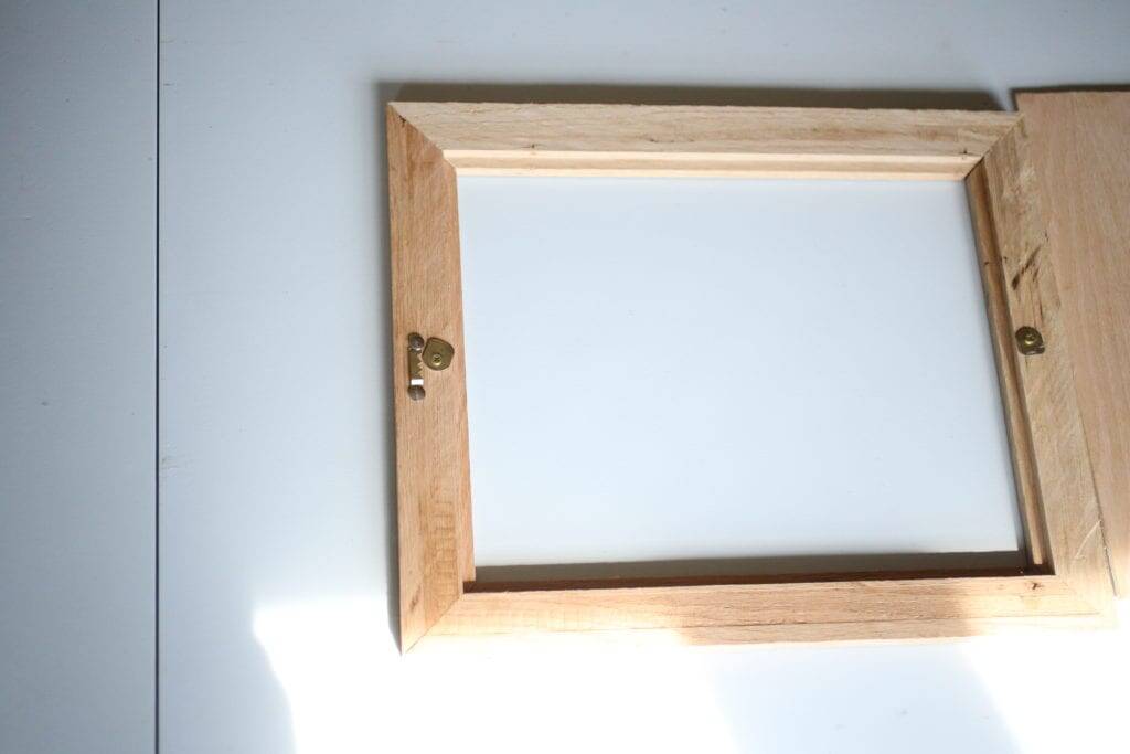 hardwood flooring picture frame