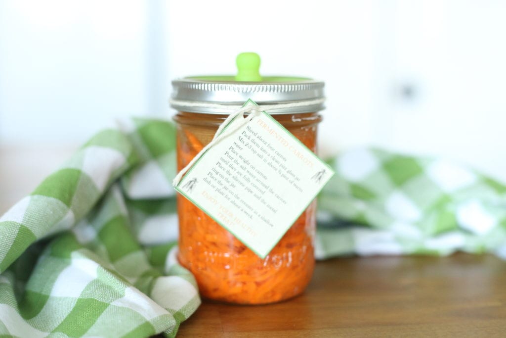 fermented carrot labels