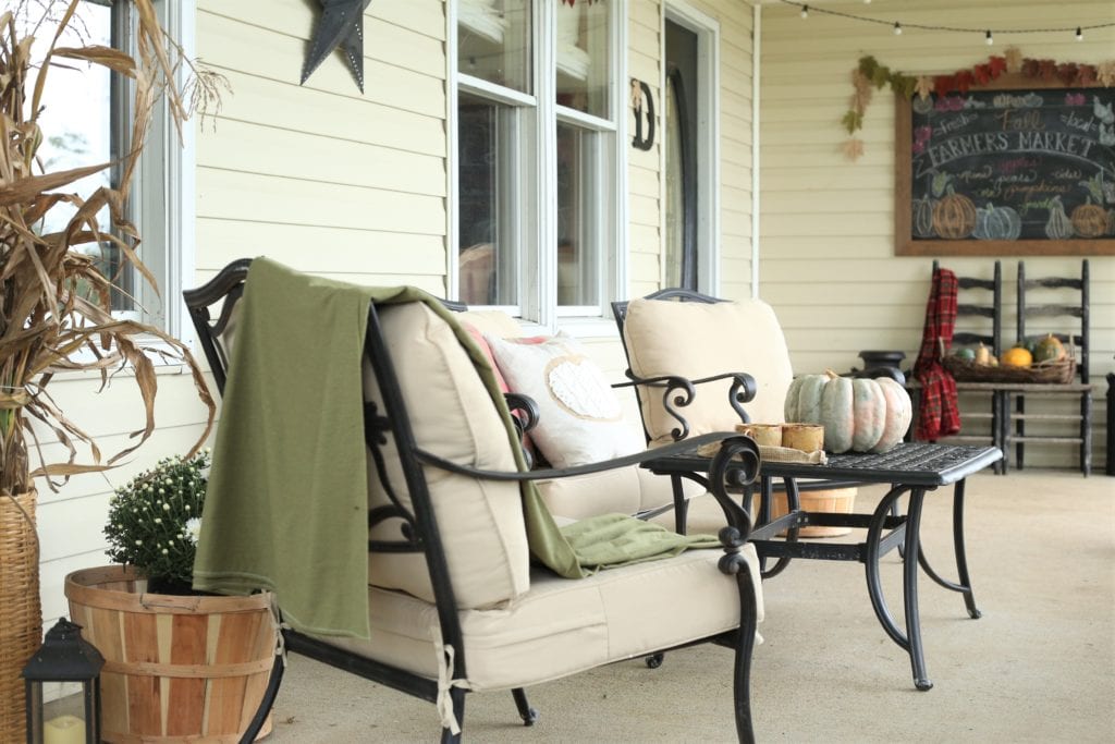 Fall front porch