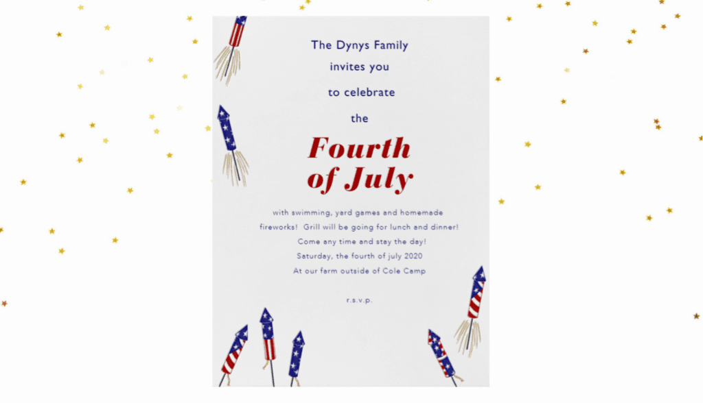 Paperless Post July 4th