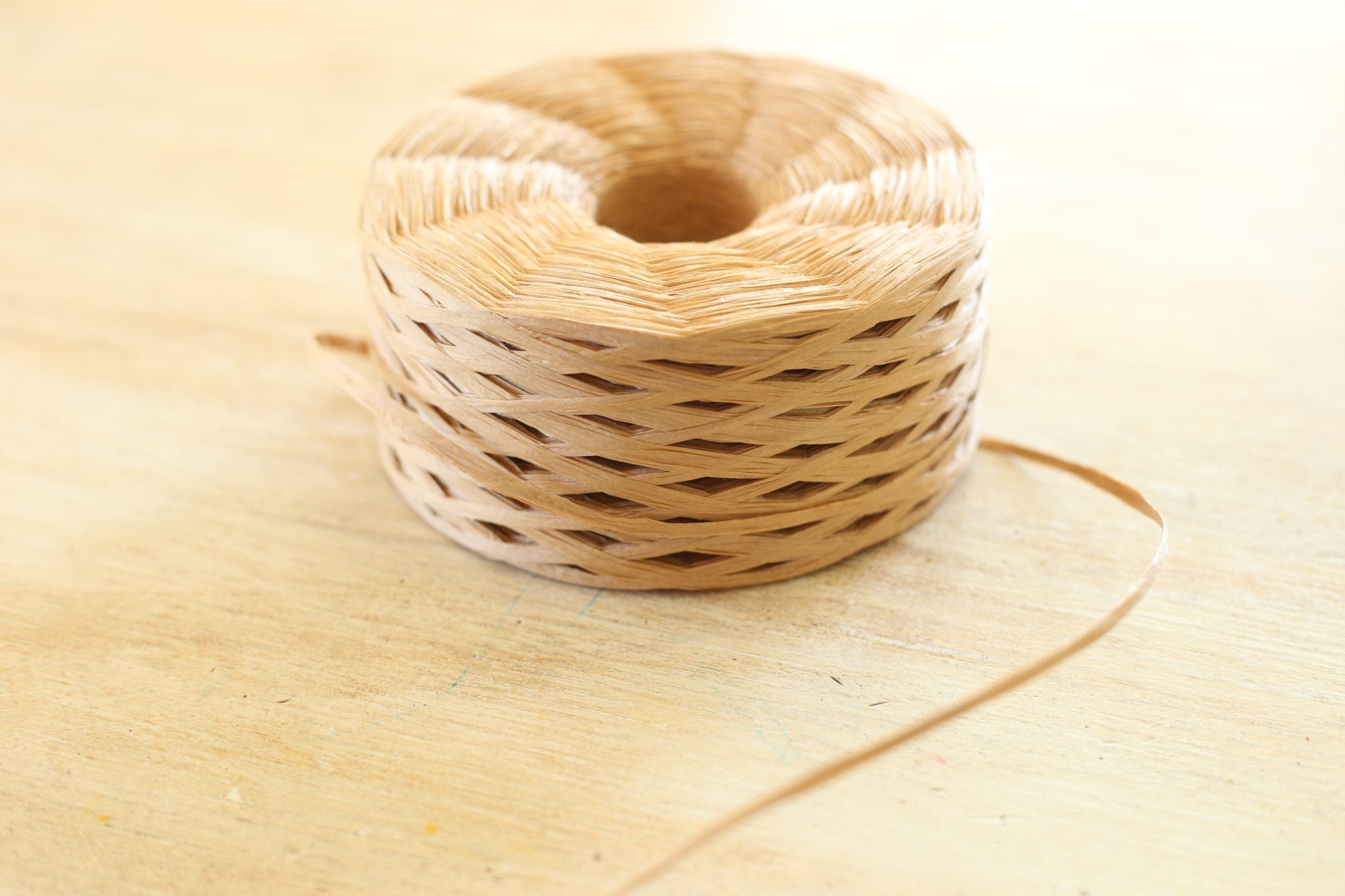 roll of raffia