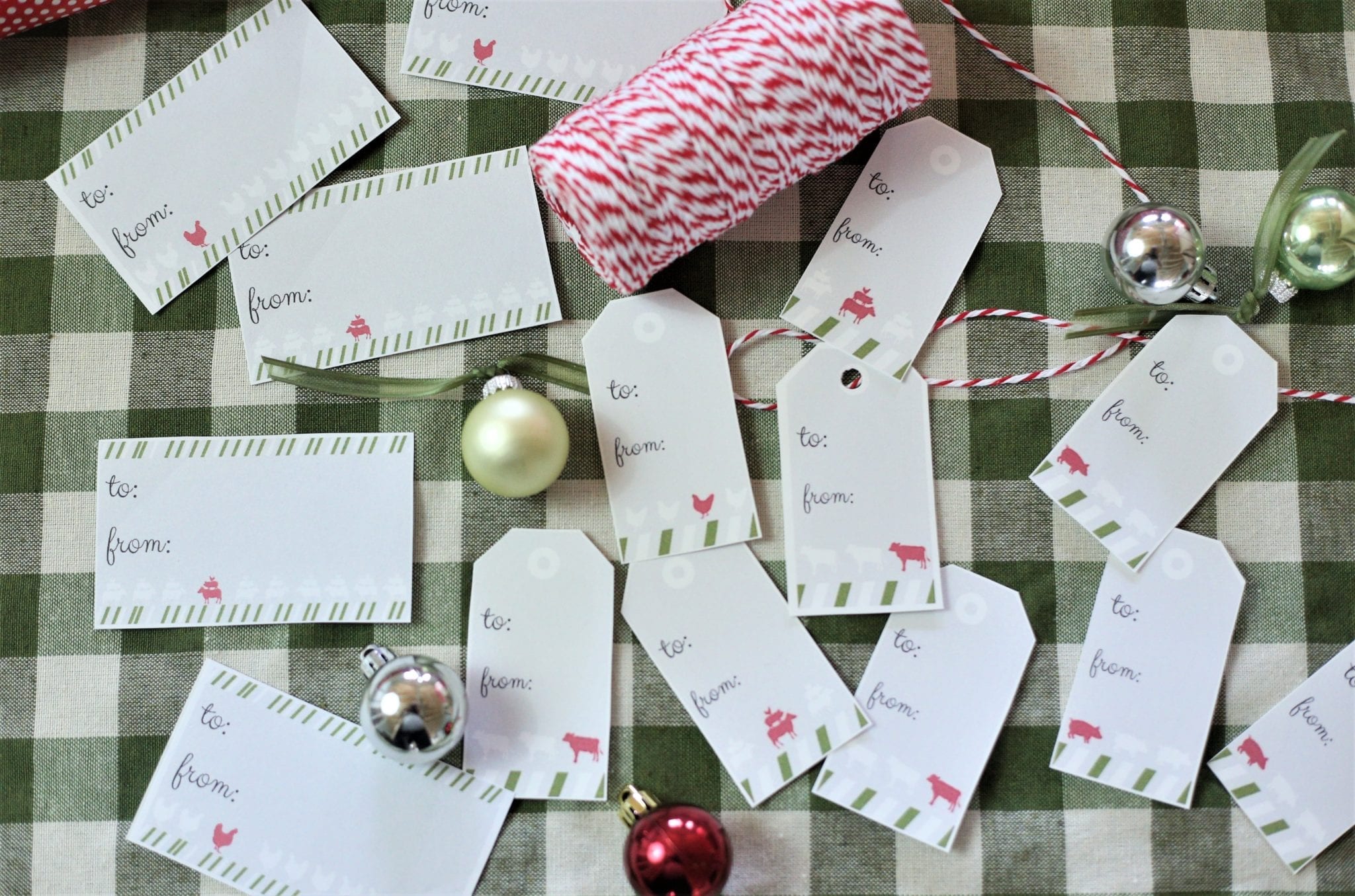 Handmade With Love Christmas Gift Tags (PDF Printable Set of 6 Tags) -  Start Crochet