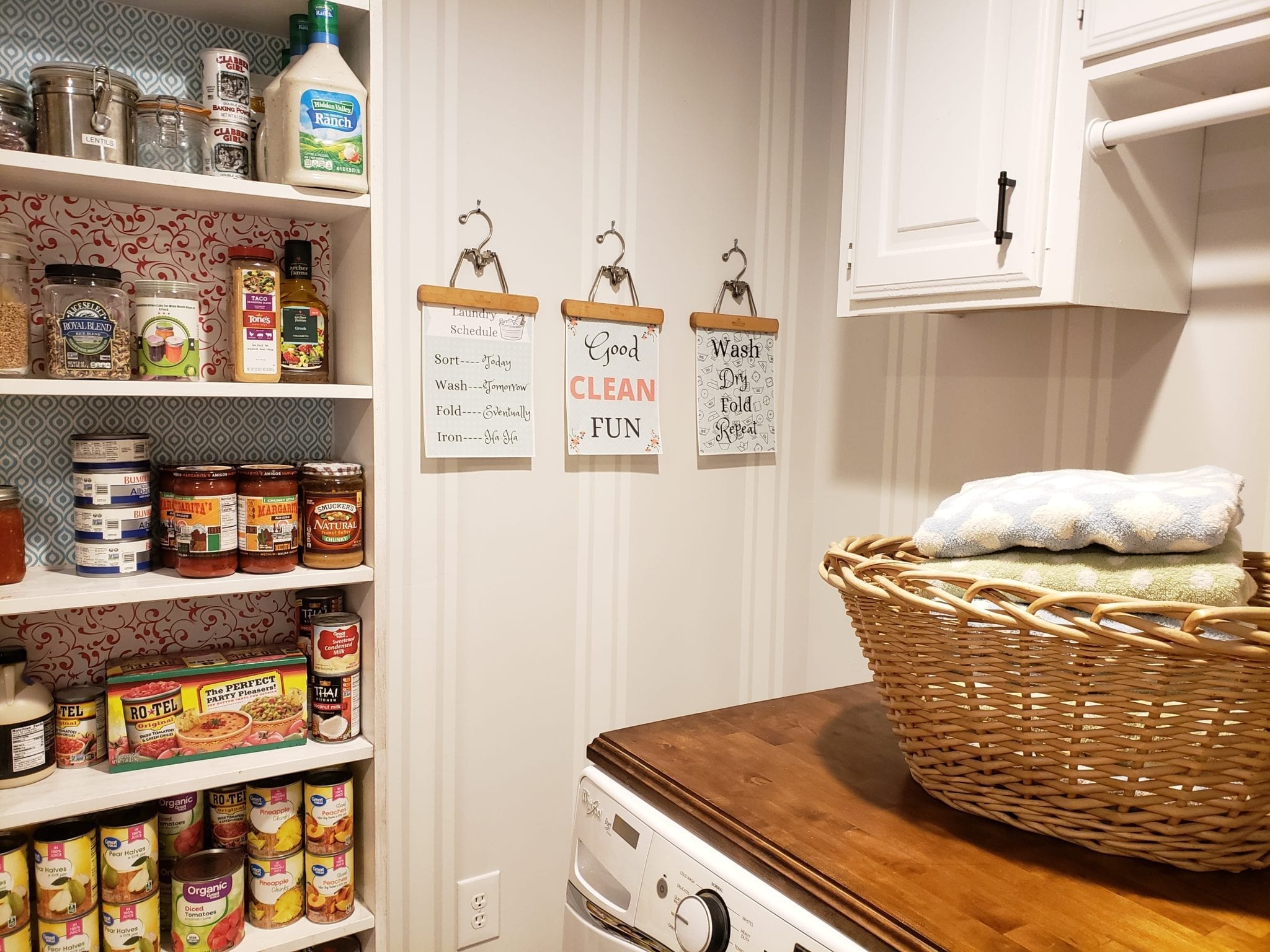 Pantry laundry room