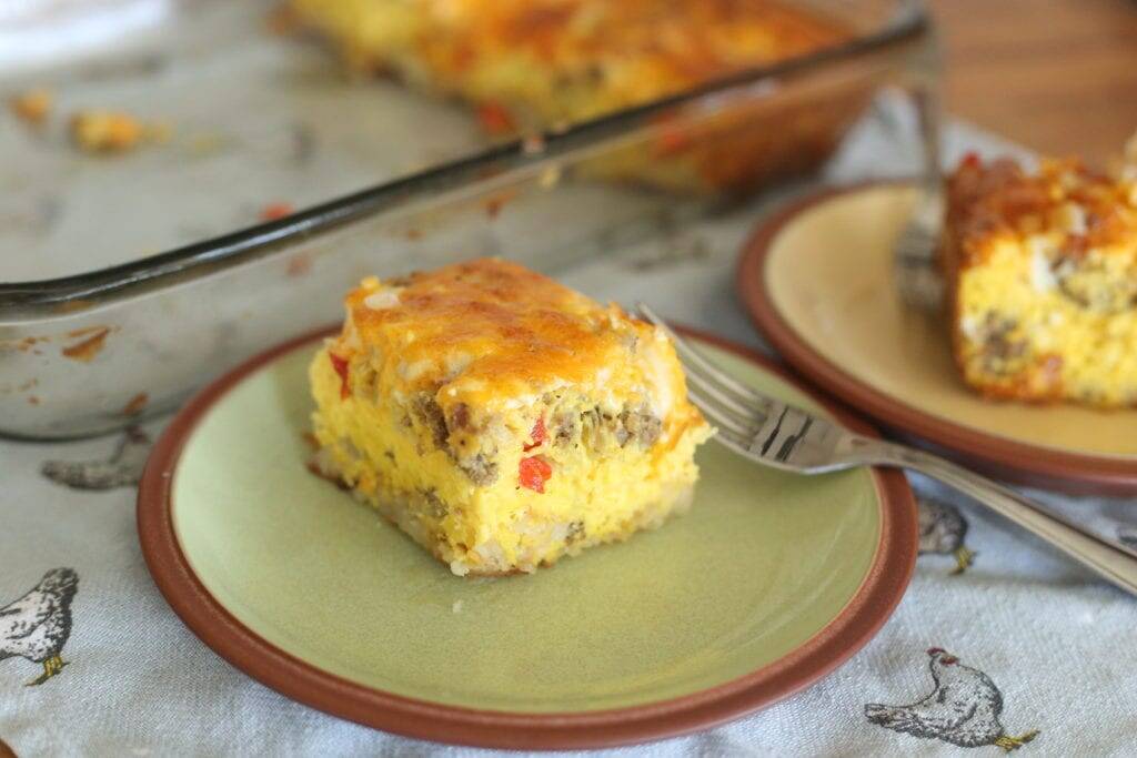 Simple egg casserole