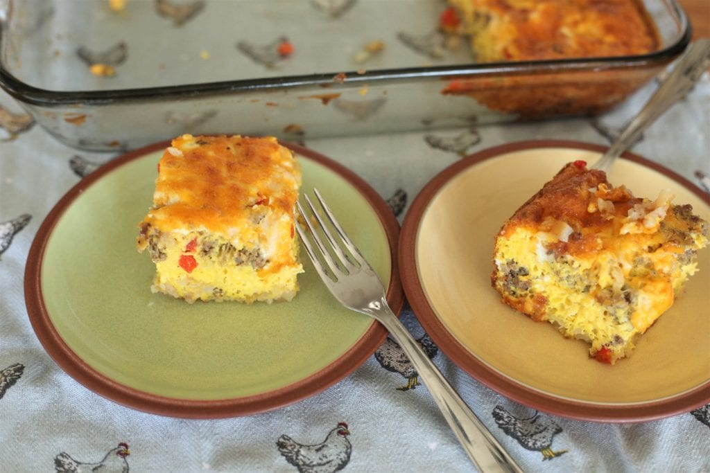 Simple egg casserole