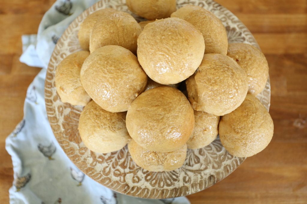 honey butter yeast rolls