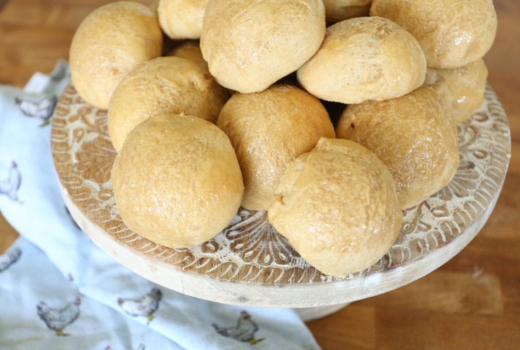 Honey butter yeast rolls