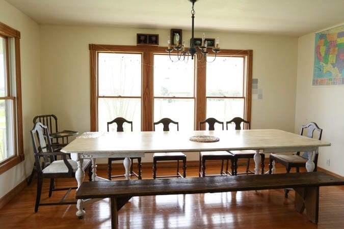 dining room before