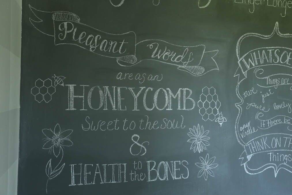 chalkboard wall art