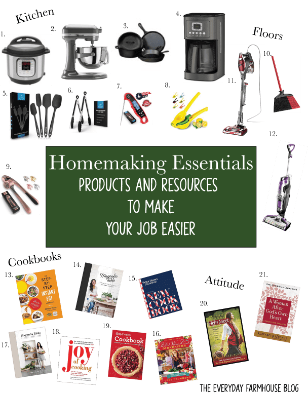 top 10 homemaking essentials