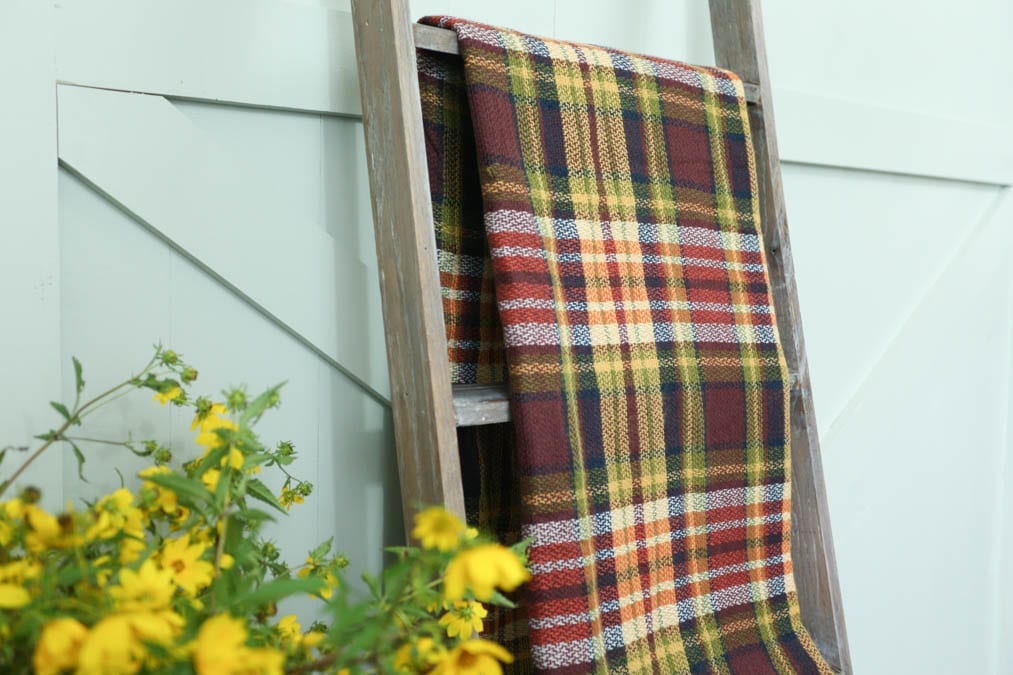 farmhouse blanket ladder 