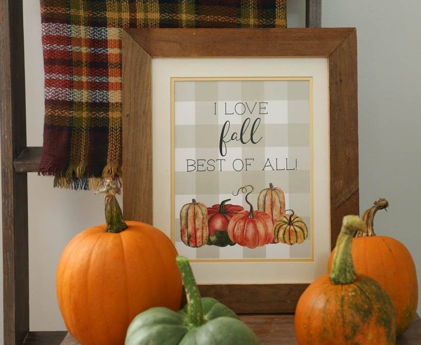 Free Farmhouse Fall Printables