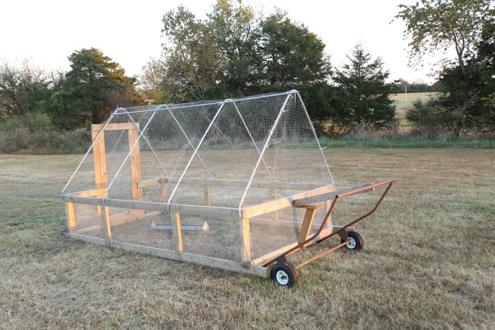 movable chicken pen