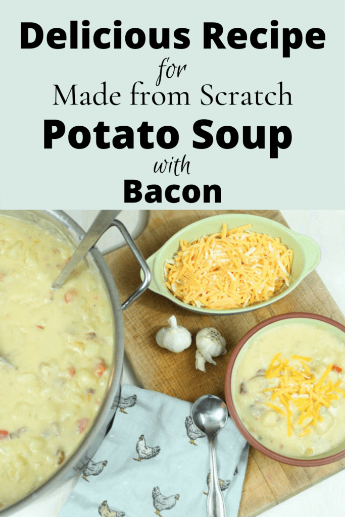 pin for homemade potato soup