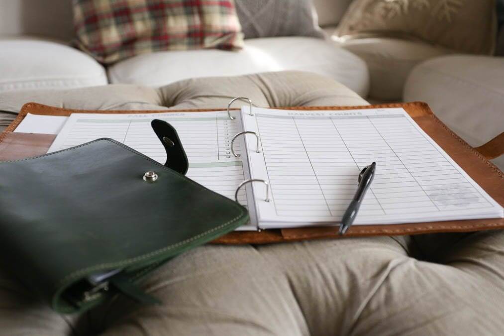 Leather planners