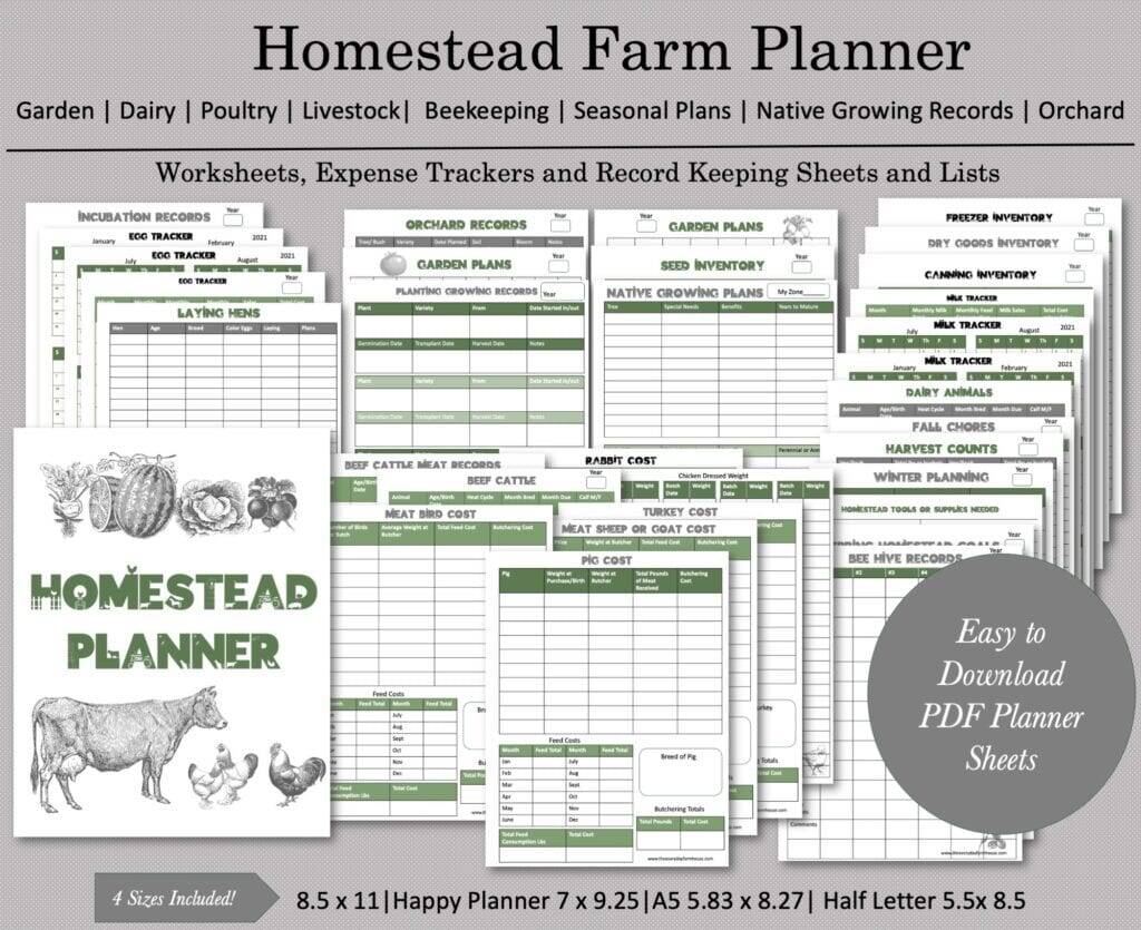 FREE Printable Garden Journal - Homestead Acres