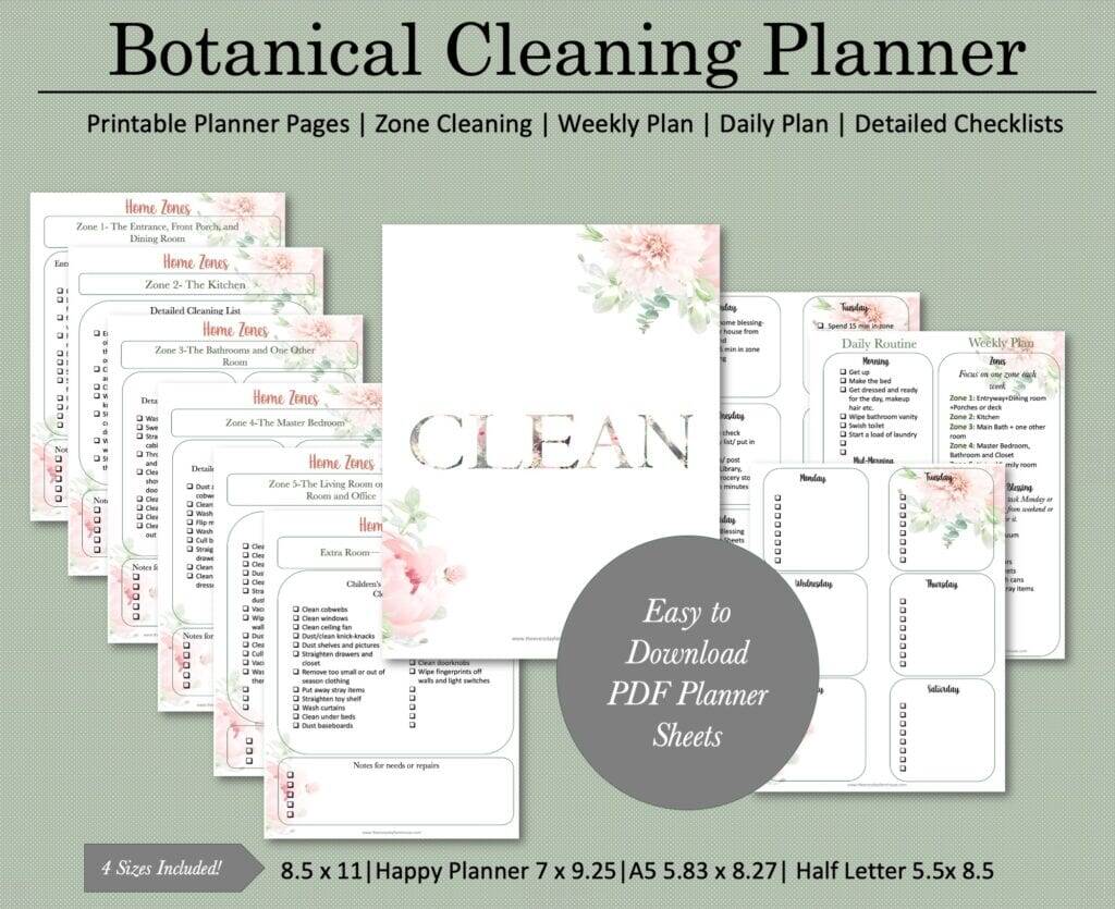 cleaning schedule