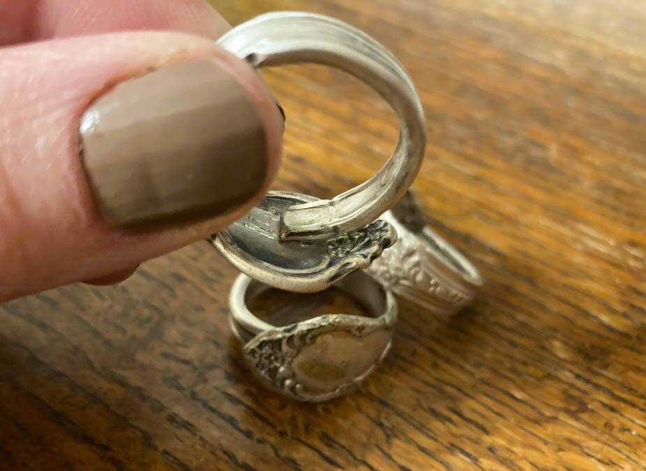 How To DIY Silver Spoon Ring - The Everyday Farmhouse