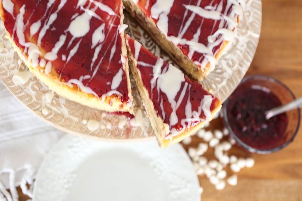 Raspberry White Chocolate Cheesecake Recipe