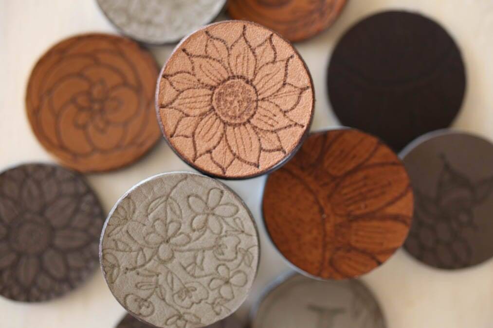 DIY leather popsocket covers