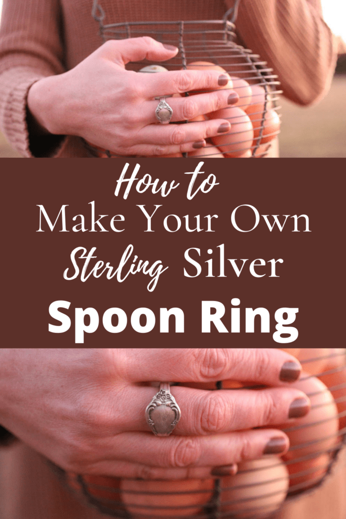 make your own sterling silver spoon ring