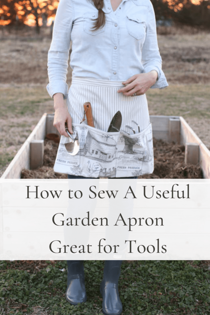 How to Sew a Garden Apron - Kippi at Home