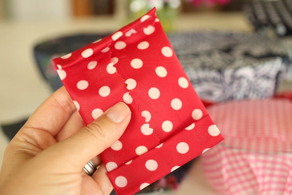 DIY Beeswax snack wrap