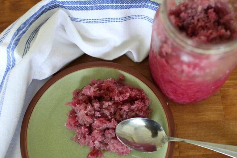 Make Red Cabbage Sauerkraut | Fermented Cabbage