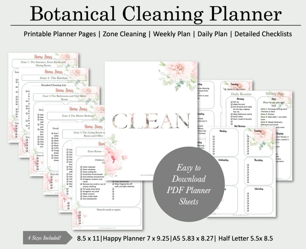 cleaning planner