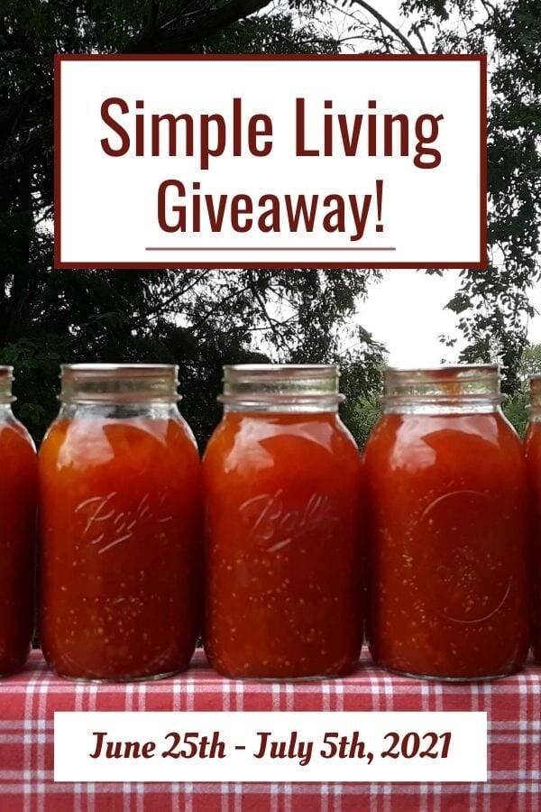 Simple Living Resources Giveaway