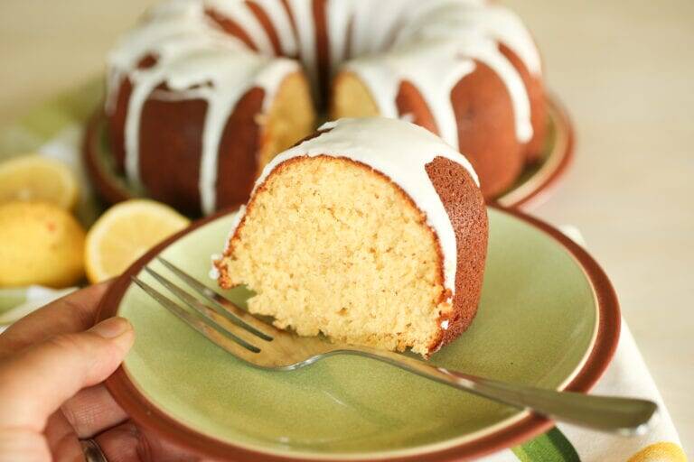 Healthy Lemon Bundt Cake from Scratch
