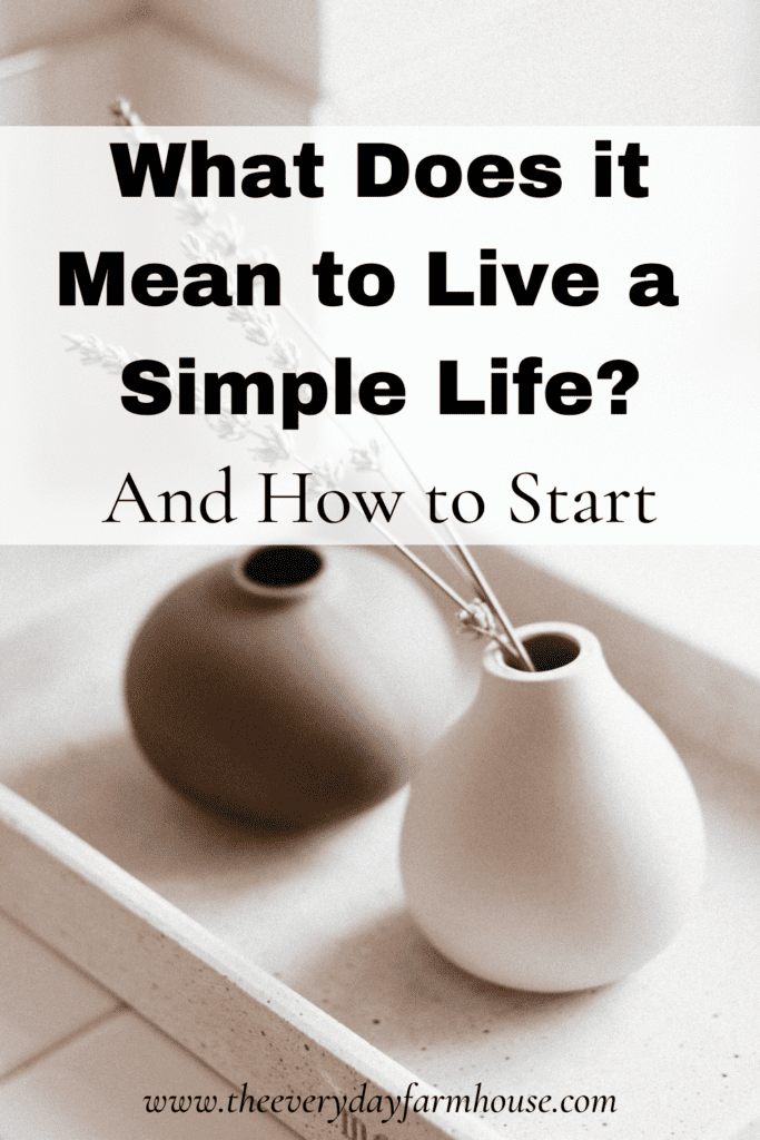 living simply pin