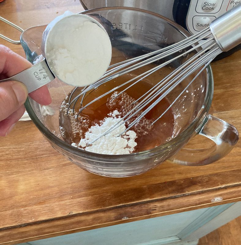 thicken elderberry syrup arrowroot