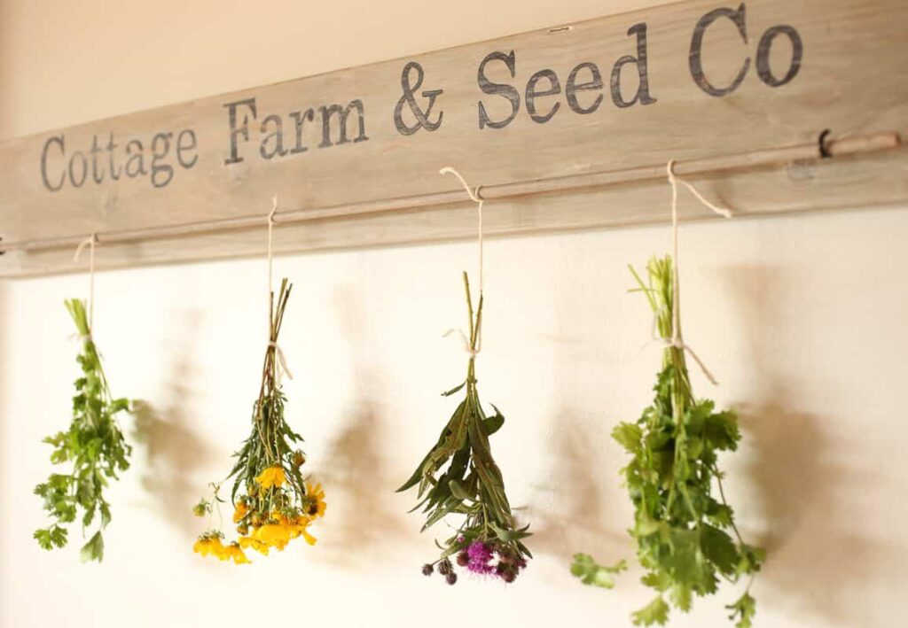 DIY Herb Drying Rack