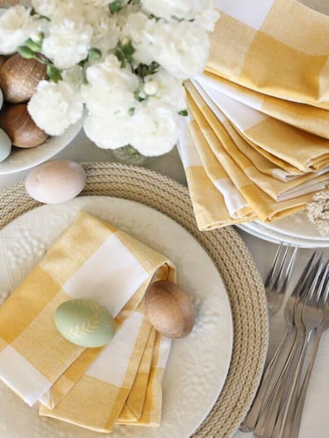 Spring Table | Handmade Napkins