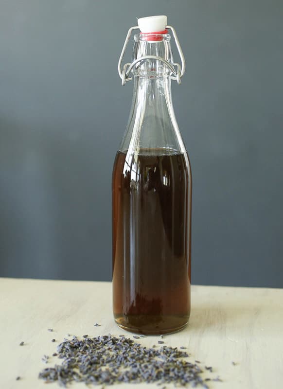 Homemade Lavender Simple Syrup