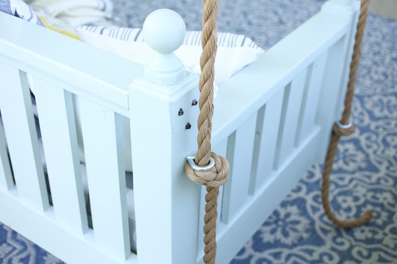 hanging a daybed porch swing