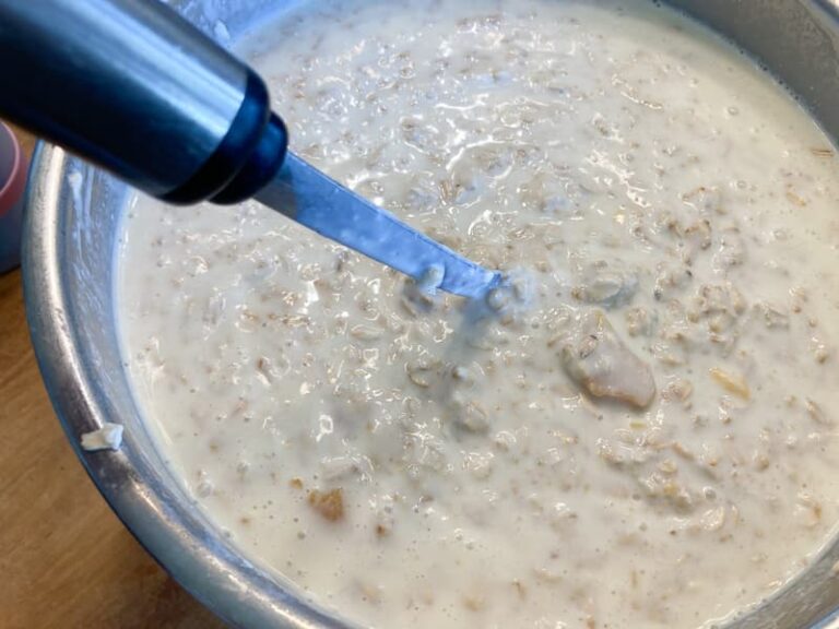 Peach Overnight Oats Refrigerator Oatmeal Easy Breakfast The