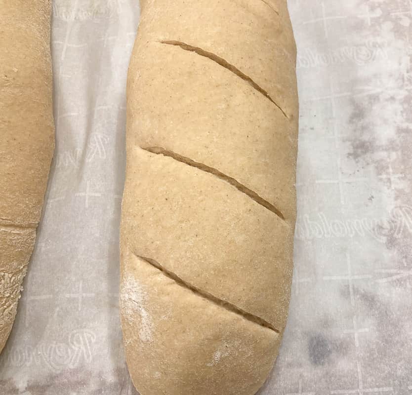slashed french bread